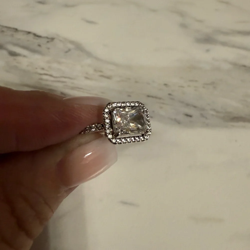 TRADE. Pandora Sterling Silver Rings. Stacking Set of 3 - Picture 4 of 6